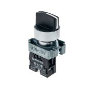 Переключатель на 2 положения, 1NO, с возвратом, металл