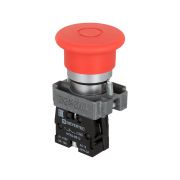 Кнопка грибовидная тяни-толкай, 1NC красный 40 мм