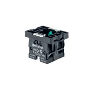 Основание с блок-контактом, 2NO, пластик