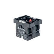 Основание с блок-контактом, 2NC, пластик