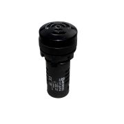 Зуммер без подсветки, 80дБ, черный, 24V AС/DC, IP65, пластик