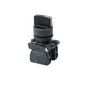 Переключатель на 3 положения с фиксацией, короткая ручка, 2NO, IP65, пластик