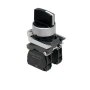 Переключатель на 3 положения с фиксацией, короткая ручка, 2NO, IP65, металл