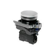 Лампа сигнальная белая, 220V AС/DC, IP65, металл