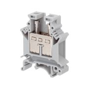 Клемма винтовая проходная, 16 мм², серая