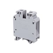 Клемма винтовая проходная, 35 мм², серая