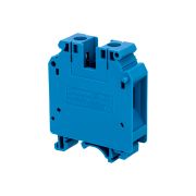 Клемма винтовая проходная, 35 мм², синяя