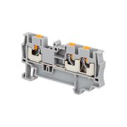 Клемма push-in трехпроводная, 4 мм²