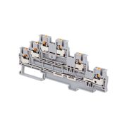 Клемма push-in трехуровневая, 2.5 мм²