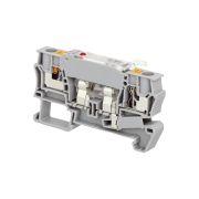 Клемма push-in с держателем предохранителя, 4 мм², индикация 24В