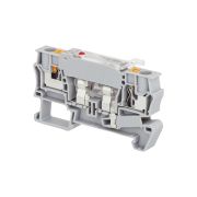 Клемма push-in с держателем предохранителя, 4 мм², индикация 220В