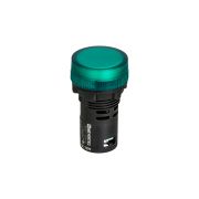 Сигнальная LED лампа, зеленый, 220V AC/DC IP65