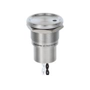 Пьезокнопка, Ø22 мм, подсветка точкой (-/красная), NO, возврат, 24В AC/DC, IP68