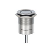 Кнопка сенсорная без подсветки, Ø22 мм, NC, с фиксацией, PNP, IP68