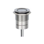 Кнопка сенсорная с подсветкой (красная/зеленая), Ø22 мм, NC, с фиксацией, PNP, 24В DC, IP68