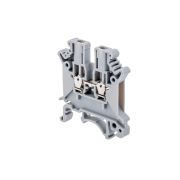 Клемма винтовая проходная, 2.5 мм², серая