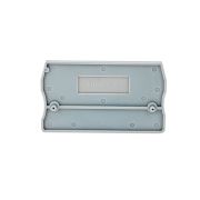 Заглушка торцевая для пружинных клемм 2.5 мм², серая (упак. 20 шт.)