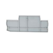 Заглушка торцевая для двухуровневых пружинных клемм 4 мм², серая (упак. 20 шт.)